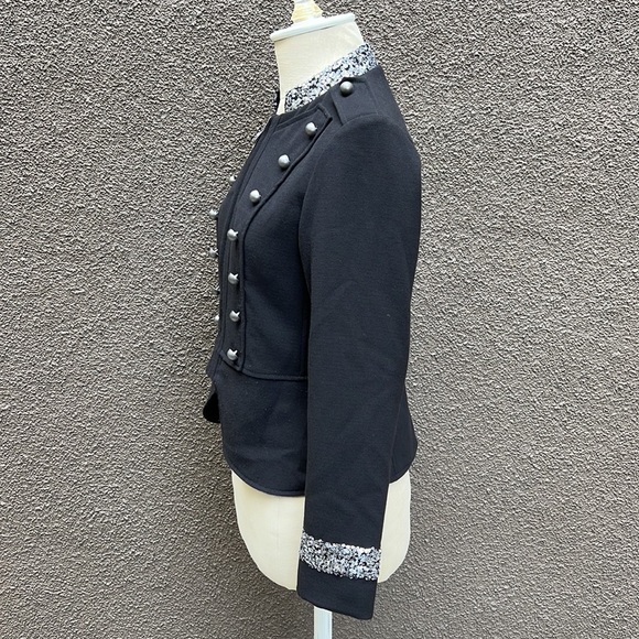 GUESS rare vintage black military jacket - Picture 7 of 16